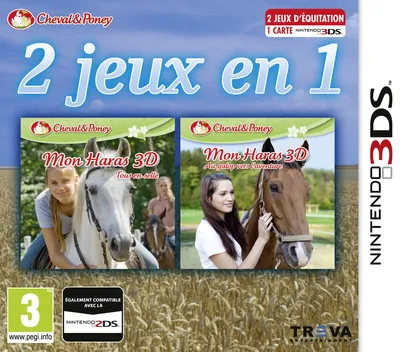 2in1 Horses 3D Vol.2 - Rivals in the Saddle and Jumping for the Team 3D (Europe) (En,Fr,De,Es,It)